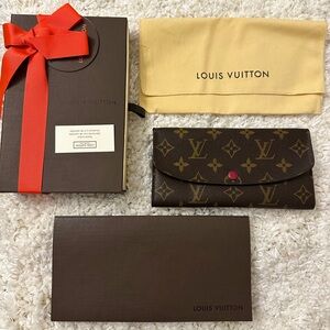 Authentic Louis Vuitton Emilie Wallet